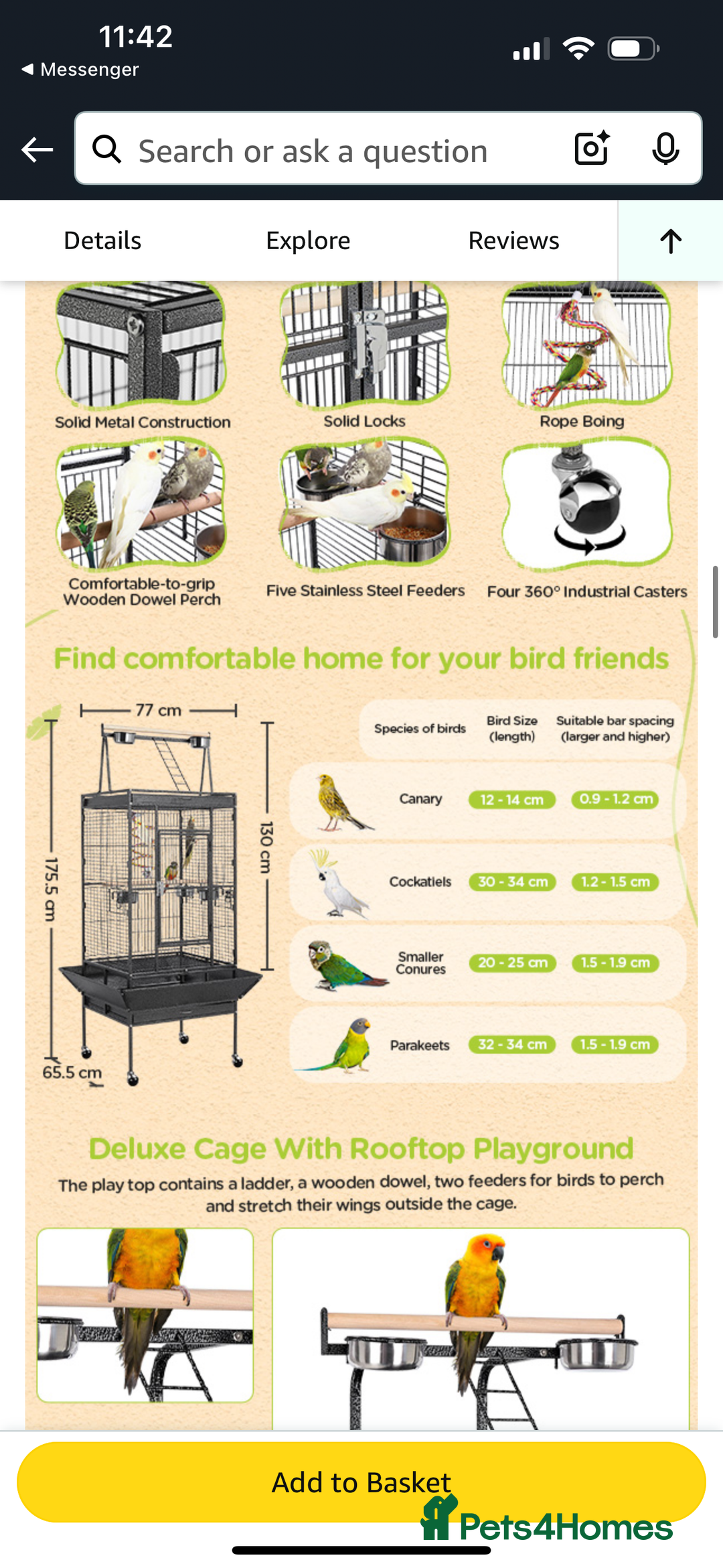Cockatiels birds for sale: Eight birds for sale and 3 large cages £810 - Image 22