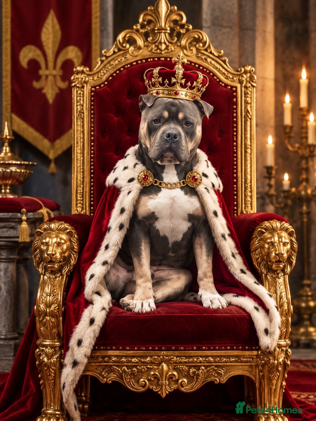 American Bully dogs for stud: Tri-Merle pocket bully STUD - Advert 3