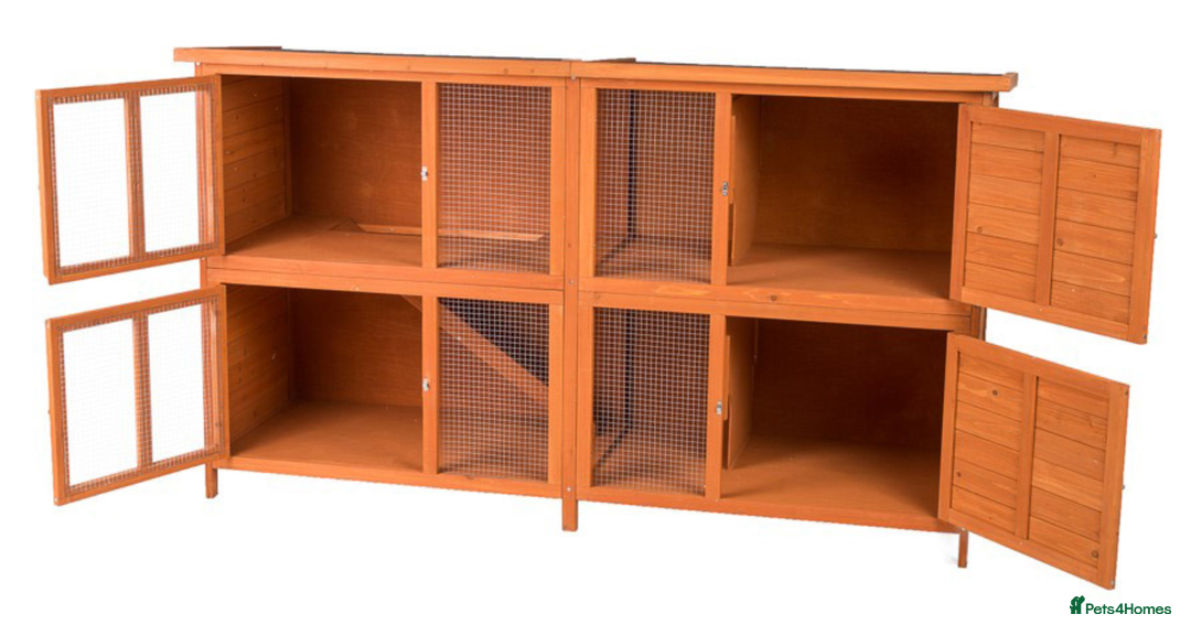 Guinea Pig rodents for sale: Free – 2 x 6ft Double Hutches (Wolverhampton) - Image 6
