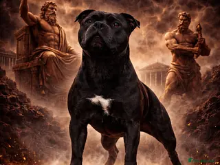 Staffordshire Bull Terrier dogs 🇬🇧 OX BULLZ! HERCULES, BLUE HEALTH TESTED STUD - Advert 3