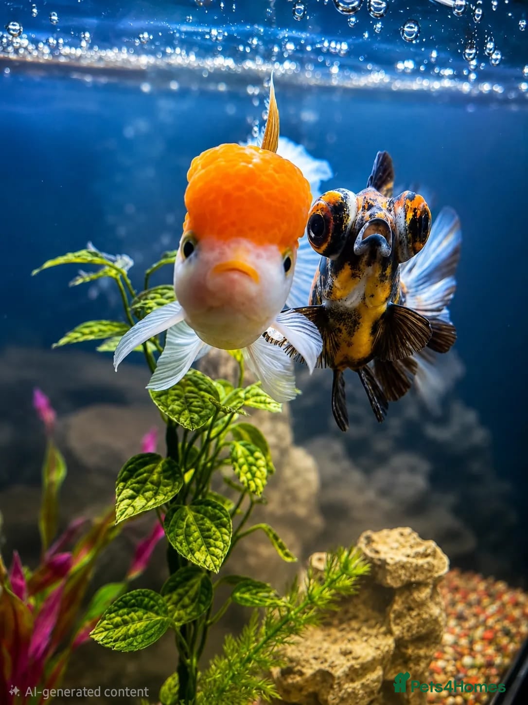 Fancy Goldfish fish 2 fancy goldfish  - Advert 1