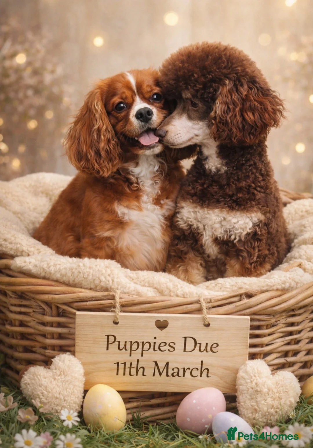 Cavapoo dogs for sale: Stunning Black & tan F1 Toy Cavapoo Puppies  - Advert 1
