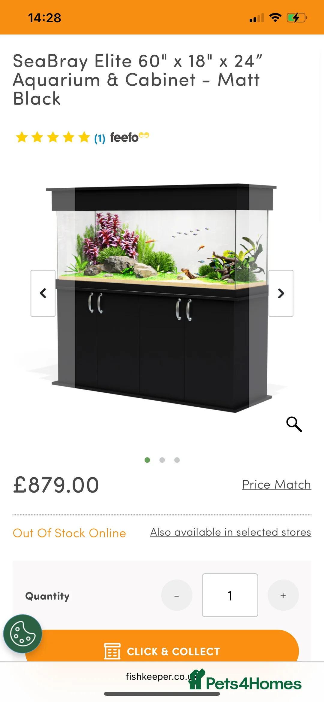Other/Mixed Breed fish for sale: Brand new 5ft fish tank and stand in Matt blackK - Advert 4