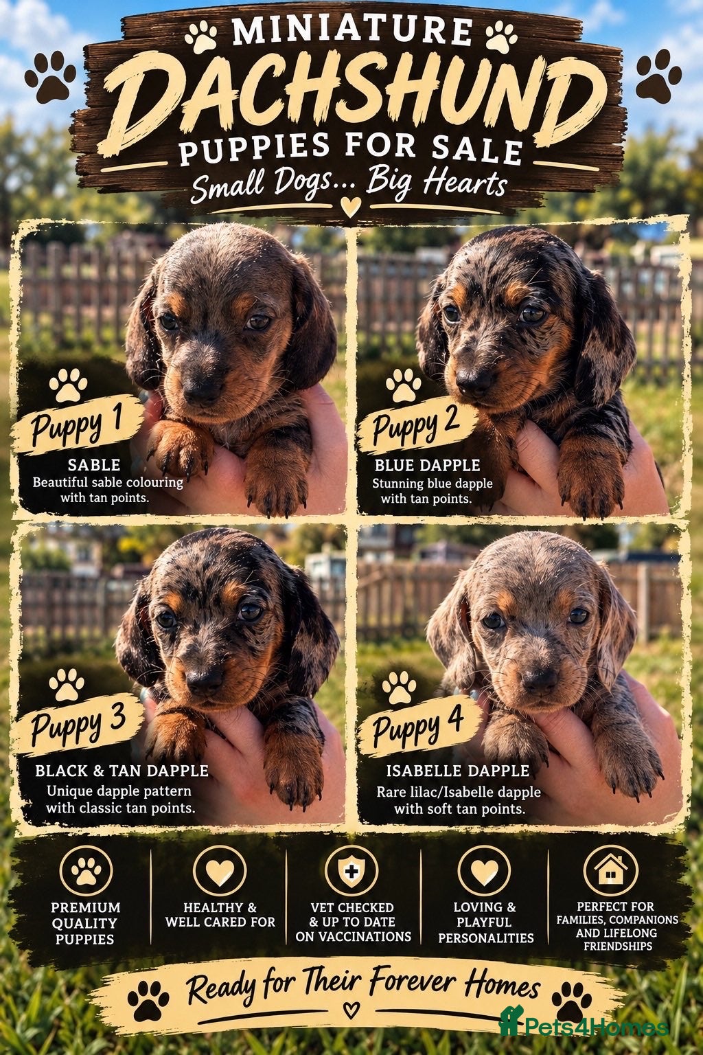Miniature Dachshund dogs Miniture Dashunds for sale  - Advert 5