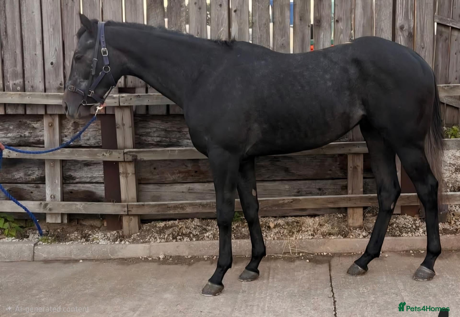 English Thoroughbred horses Grey Gelding 3yrs 16hh  - Advert 1