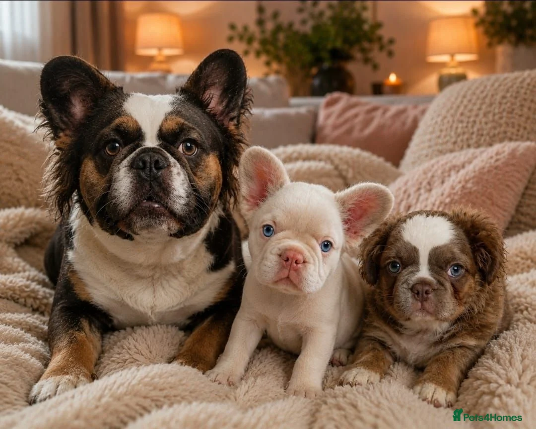 French Bulldog dogs for sale: Fluffy FrenchBulldogs in Bangor - Advert 1