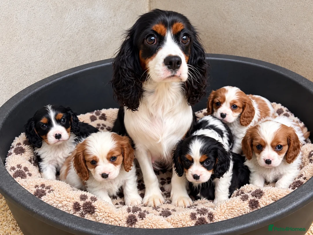 Cavalier King Charles Spaniel dogs for sale: Cavalier King Charles Spaniels (Dad DNA tested) - Advert 2