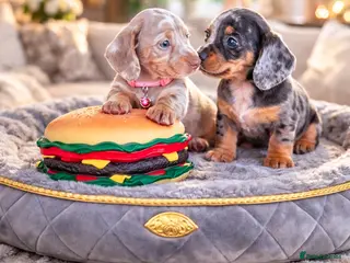 Miniature Dachshund dogs ISABELLA DAPPLE & BLUE DAPPLE VERY SMALL MINI'S 🔥 - Advert 7
