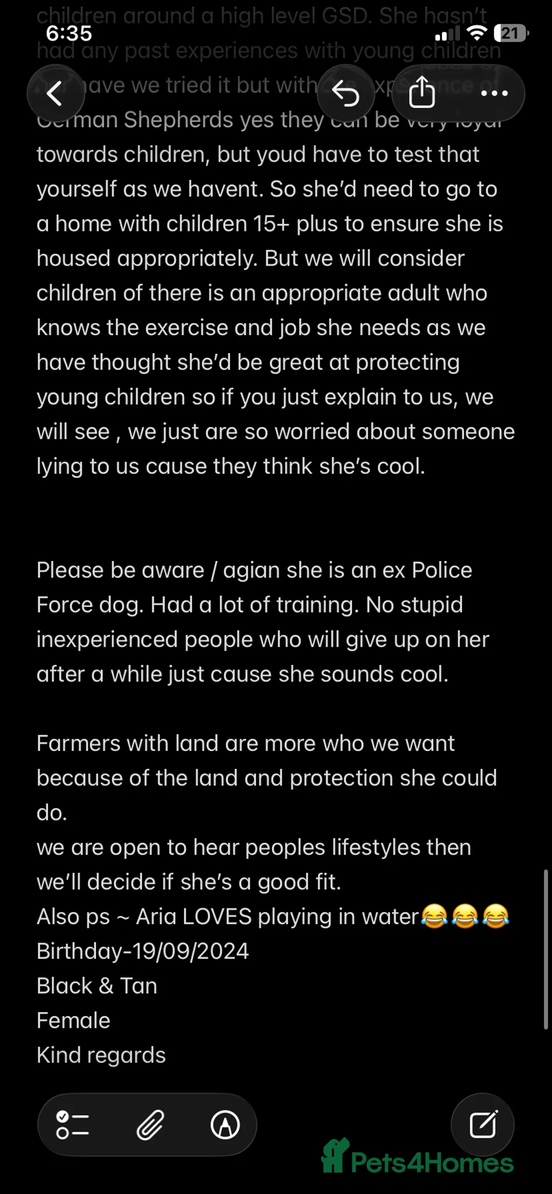 German Shepherd dogs for sale: HIGHprotection - performance ex police GSD  - Advert 8