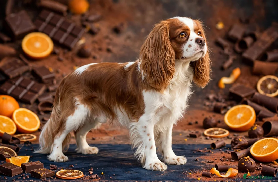 Cavalier King Charles Spaniel dogs for stud: BLENHEIM*CHOCOLATE CARRIER🍊🍫 - Advert 1