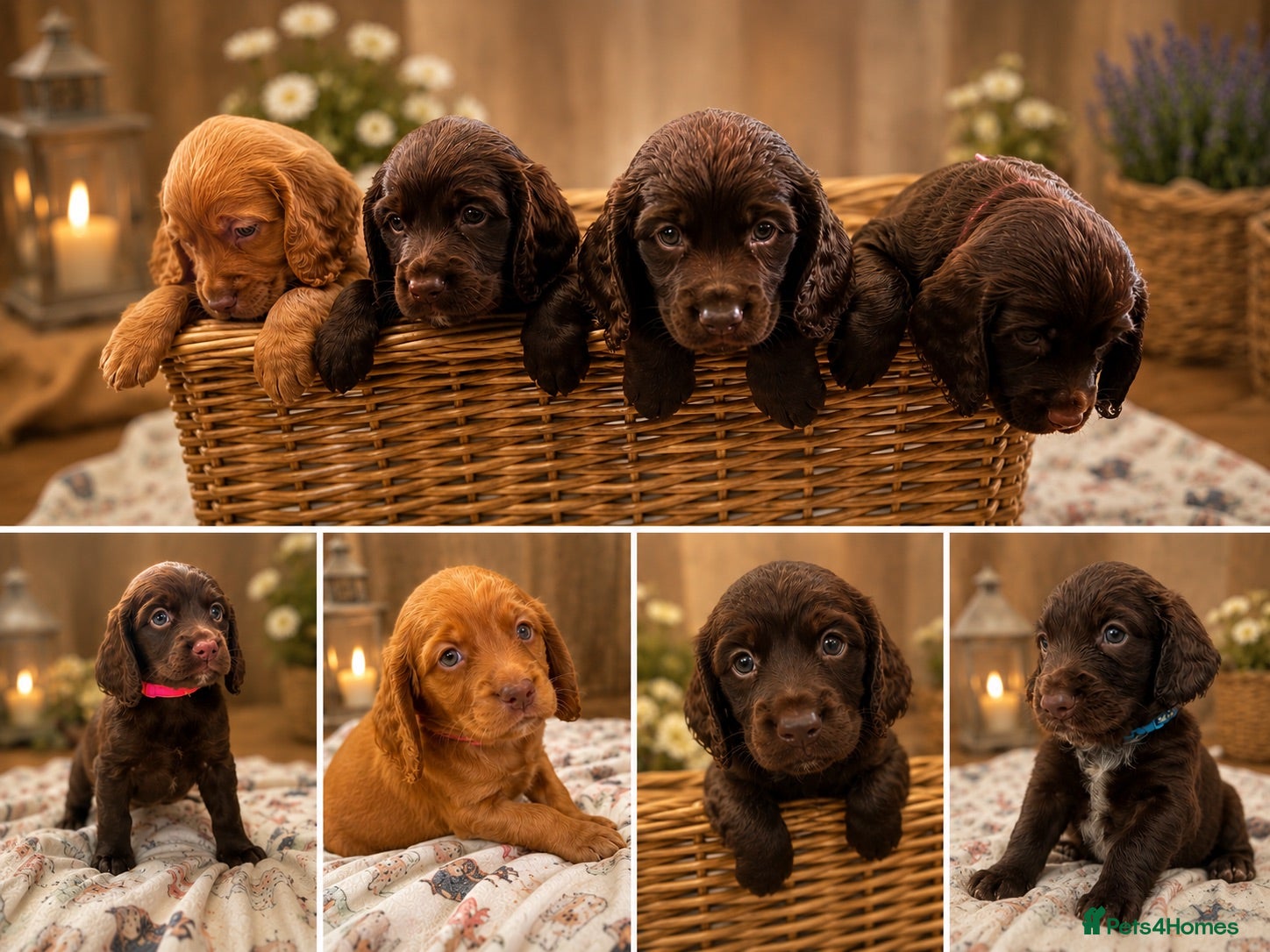 Sprocker dogs Sprocker spaniel puppies health tested parentage - Advert 1
