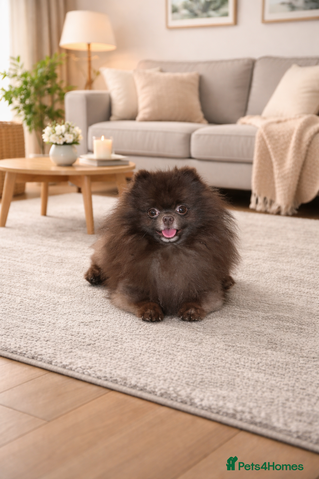 Pomeranian dogs Tiny KC Chocolate true type bear 🐻 - Advert 24