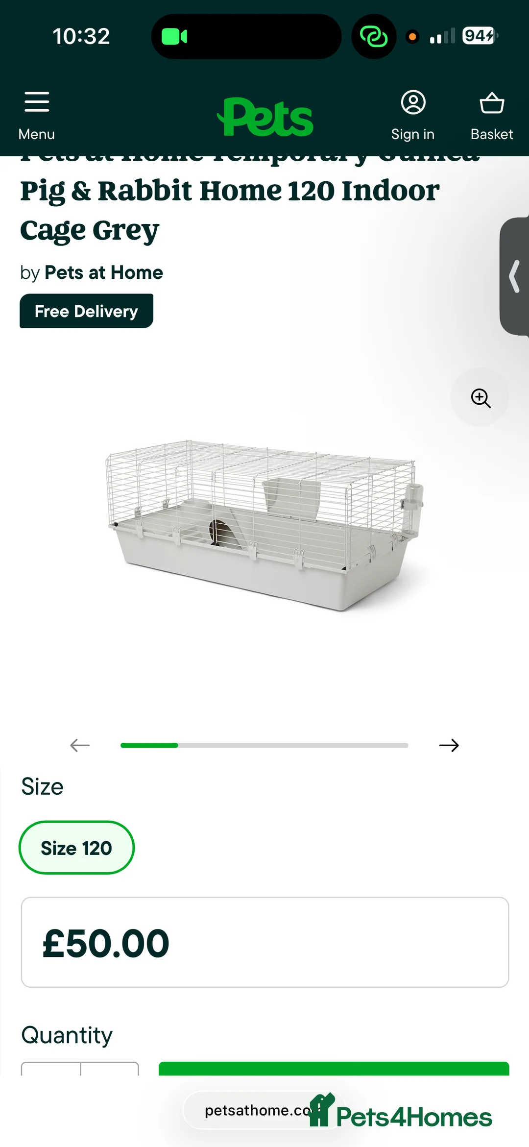 Guinea Pig rodents for sale: 2 guineapigs and cage for sale  - Advert 4