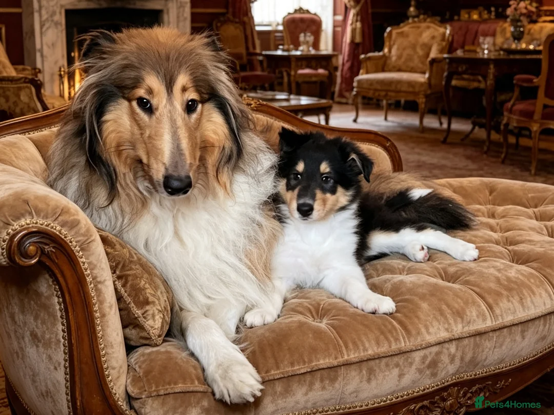 Rough Collie dogs for sale: QUALITY CLEAR DNA-SABLE/WHITE ROUGH COLLIE F PUPPY - Advert 9