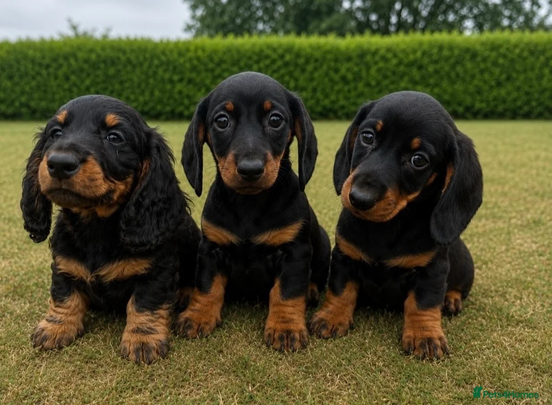 Miniature Dachshund dogs for sale: 3 left cute dachshund puppies  - Advert 1