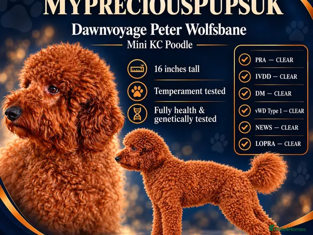Miniature Poodle dogs for sale: Stunning miniature poodle boy - Advert 1