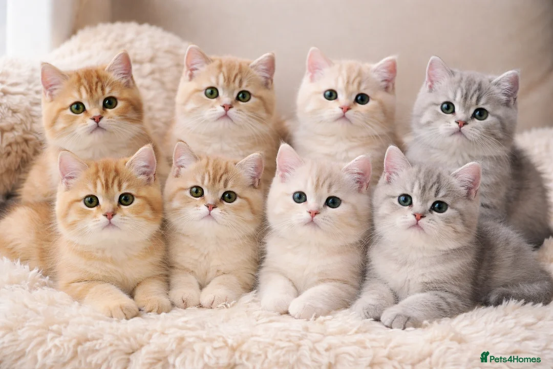 British Shorthair cats for sale: Golden British shorthair pedigree chocolate lilac - Advert 2