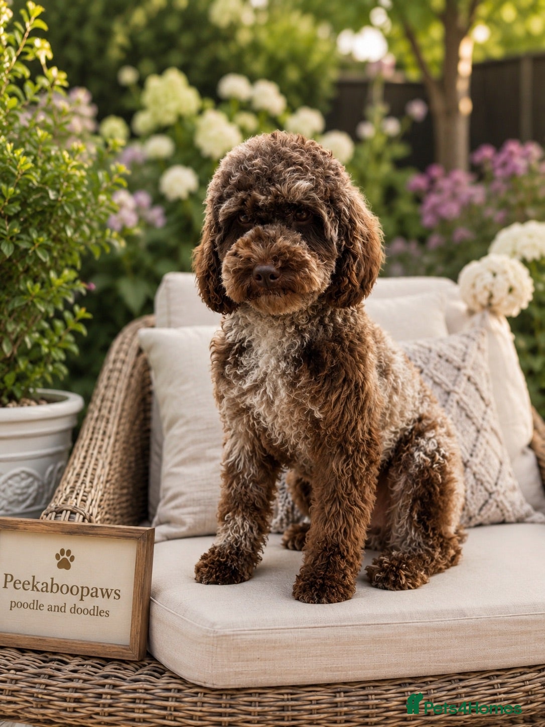 Miniature Poodle dogs 🐩 OZZIE–CHOCOLATE MERLE MINIATURE POODLE STUD 🐩 - Advert 2