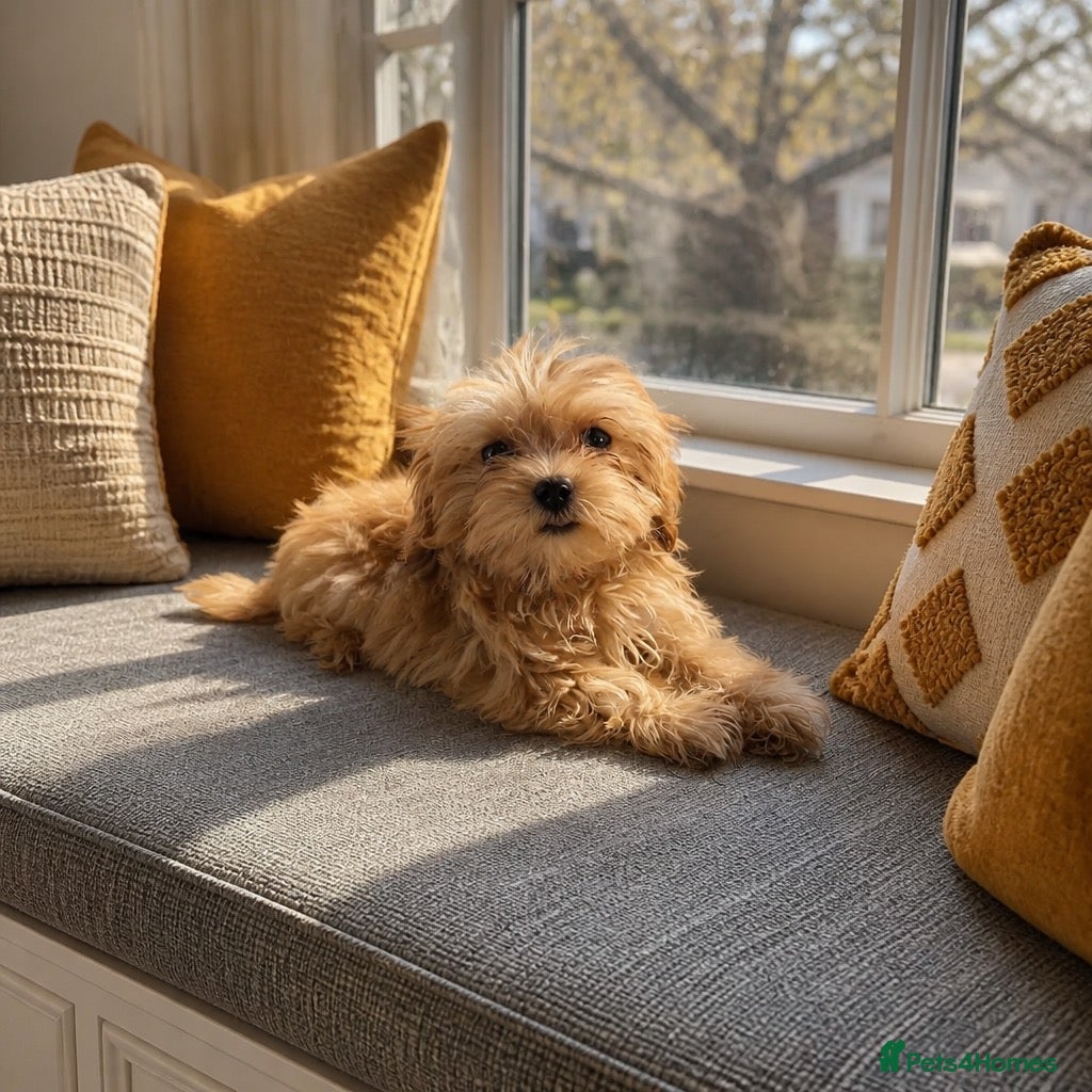 Maltipoo dogs Red Korean maltipoos 3x males tiny  - Advert 1
