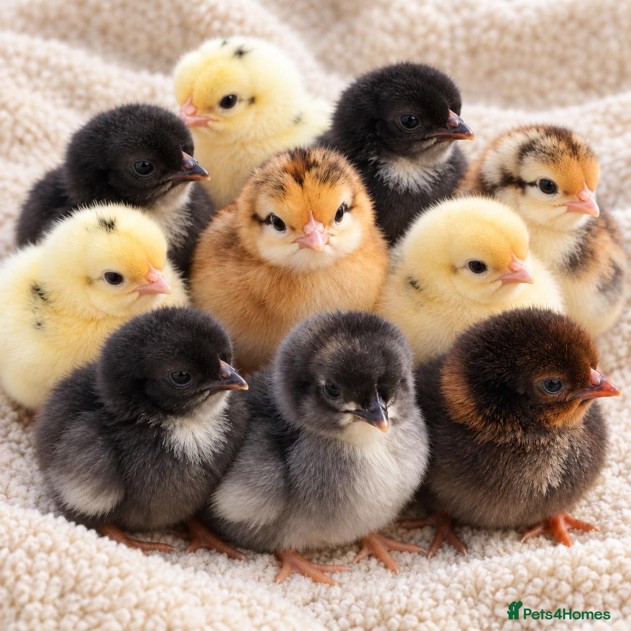 Chickens poultry Beautiful Home-Hatched Hybrid Chicks–Mixed Colours - Advert 1