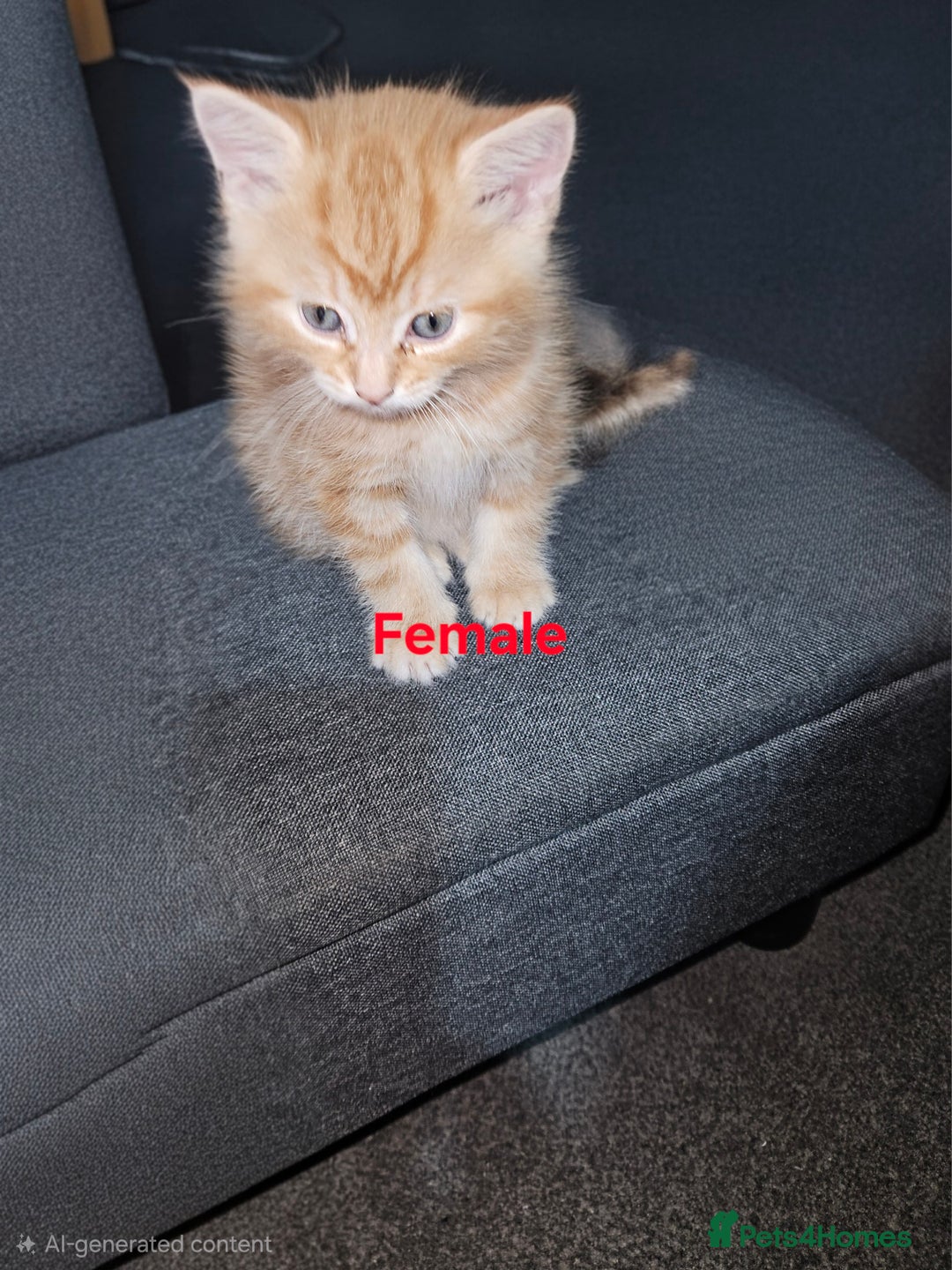 Mixed Breed cats for sale:  1 male, 1 female ginger kittens for sale.   - Advert 7