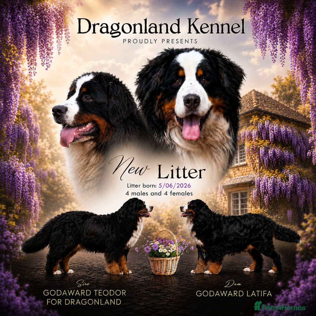 Bernese Mountain Dog dogs KC REGISTERED BERNEESE PUPPIES  - Advert 5