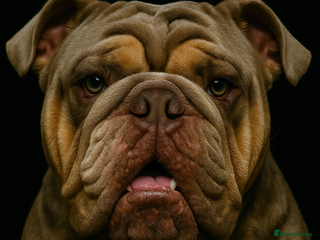 English Bulldog dogs DwKc registered platinum and tan Merle stud only in Saint Helens - Advert 20