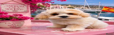 Maltipoo pink girl Senorita