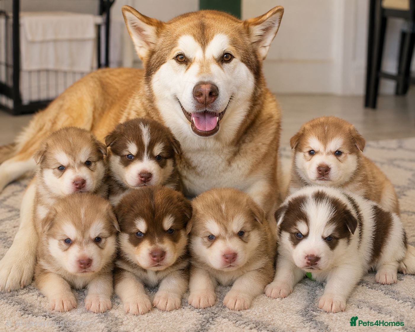 Alaskan Malamute dogs 7 Beautiful Alaskan Malamute Cross Puppies - Advert 7