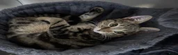 Mixed Breed cats for sale: 3 male kittens 1 tabby & 2 black in Nottingham - Advert 4