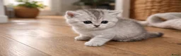 British Shorthair cats for sale: GCCF BSH silver tabby and silver chinchilla girls - Advert 18