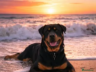 Rottweiler dogs 11 month old male Rottweiler pup for rehome - Advert 1