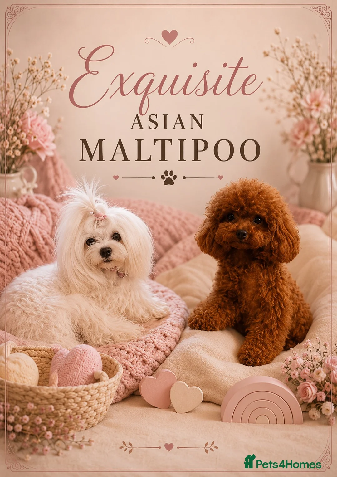 Maltipoo dogs for sale: exquisite Asian Maltipoo Puppies  - Advert 1