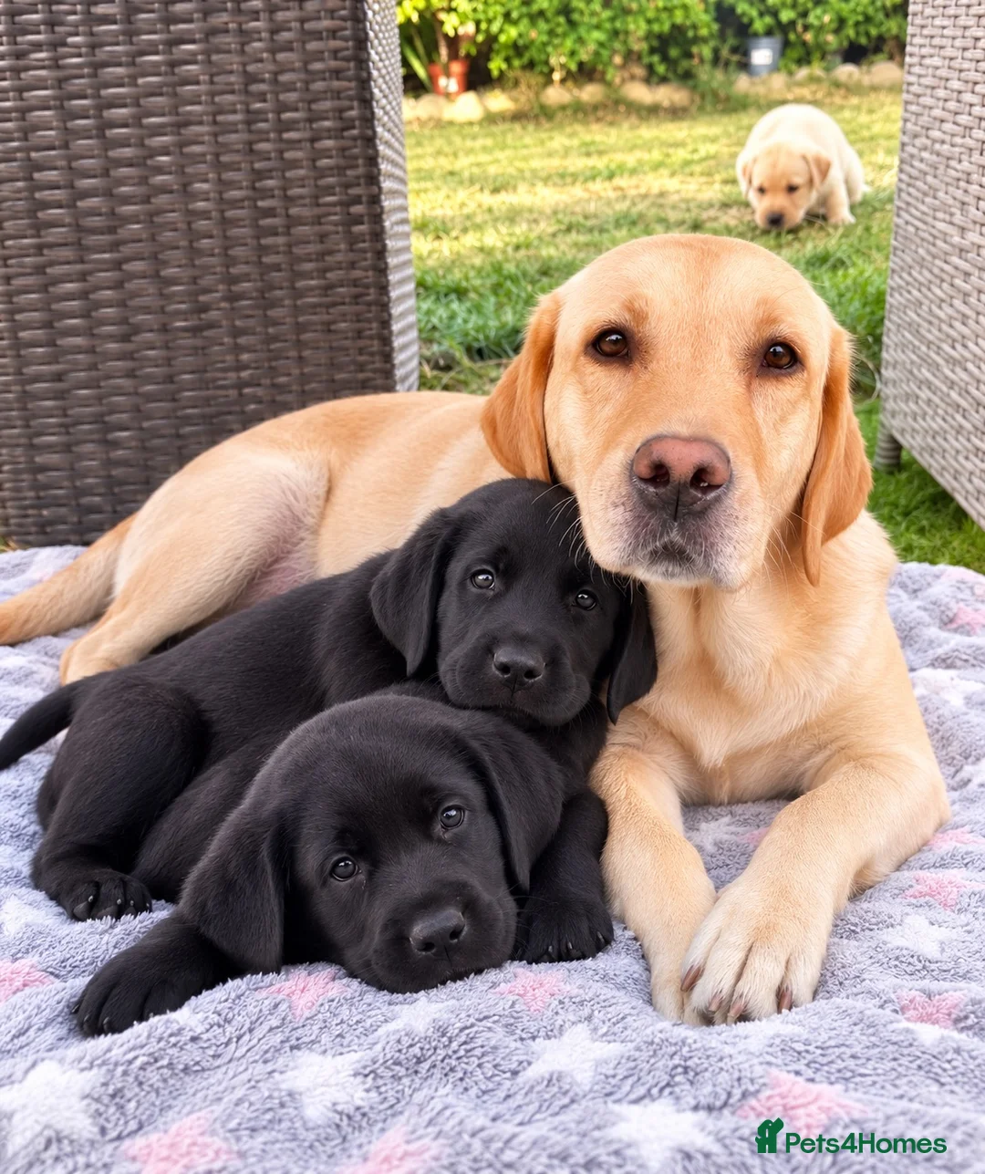 Labrador Retriever dogs for sale: Black Labrador Girls in Northampton - Advert 1