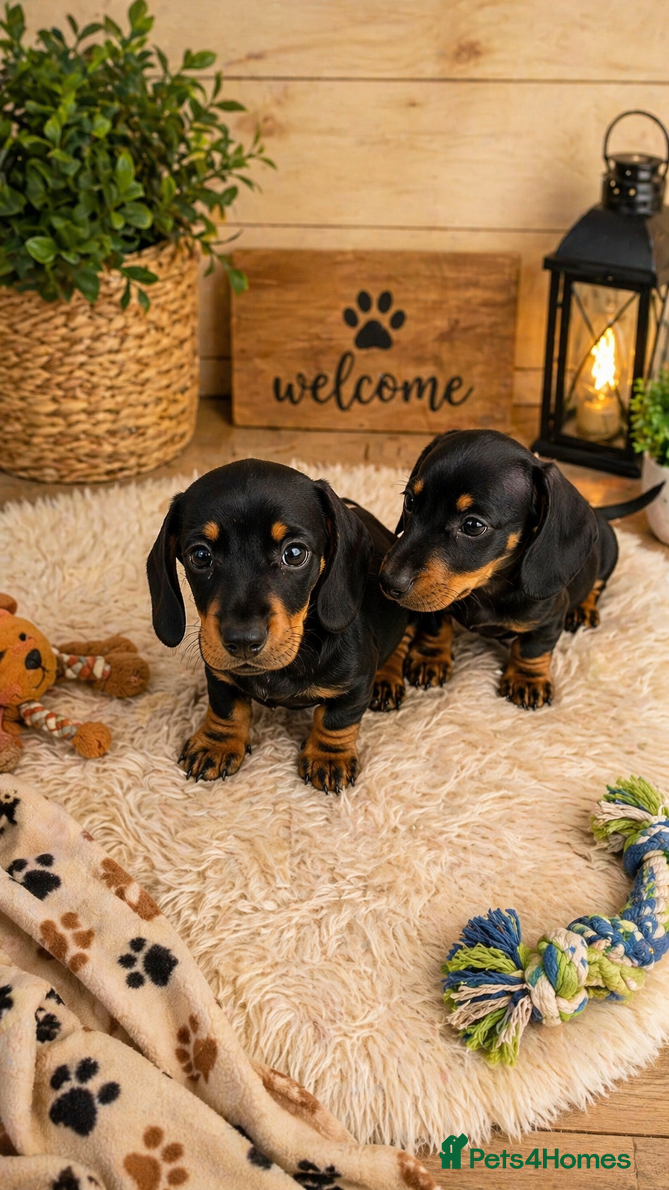 Miniature Dachshund dogs 2 Black & Tan girls available 5 star licenced - Advert 1