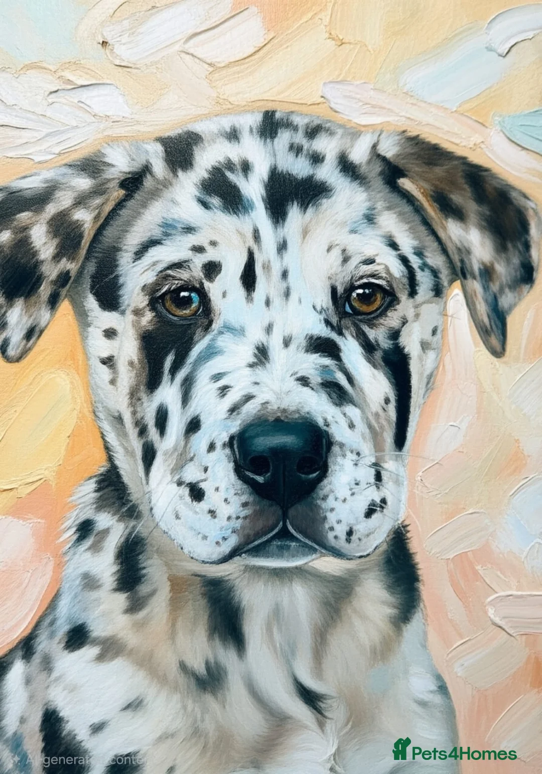 Mixed Breed dogs for sale: 5 month old Marl colour puppy.  - Advert 5