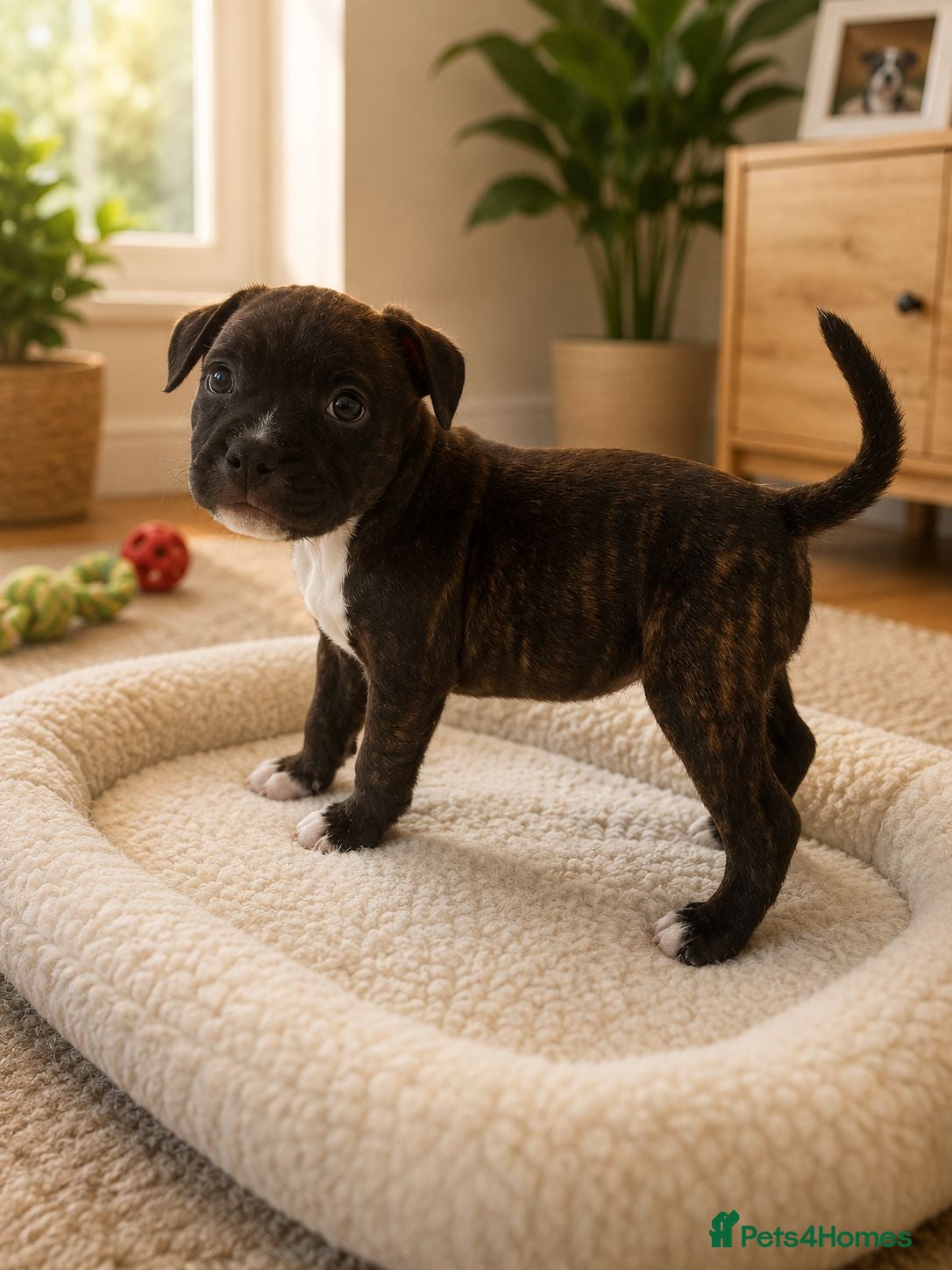 Staffordshire Bull Terrier dogs Kc reg black brindle staffys  - Advert 18