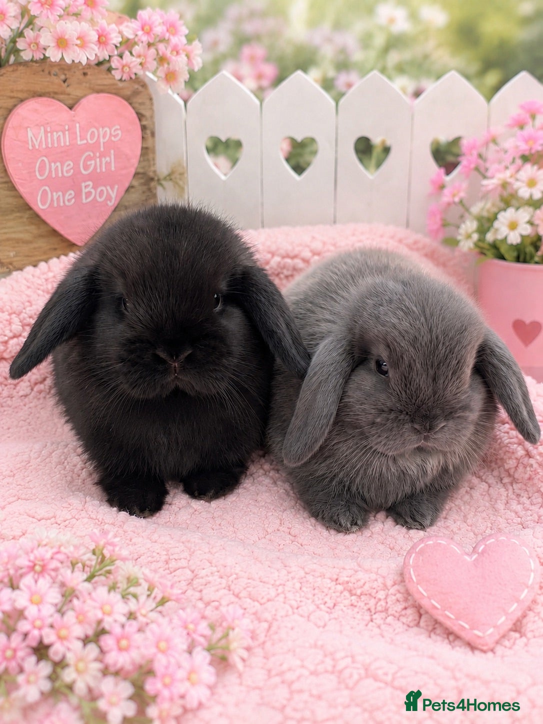 Dwarf Lop rabbits Mini lop babies 2 bunnies left  - Advert 13