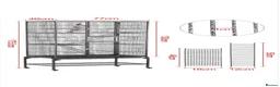 Rat rodents for sale: CAGE + ACCESSORIES Large Standing Rodent Cage - Advert 5
