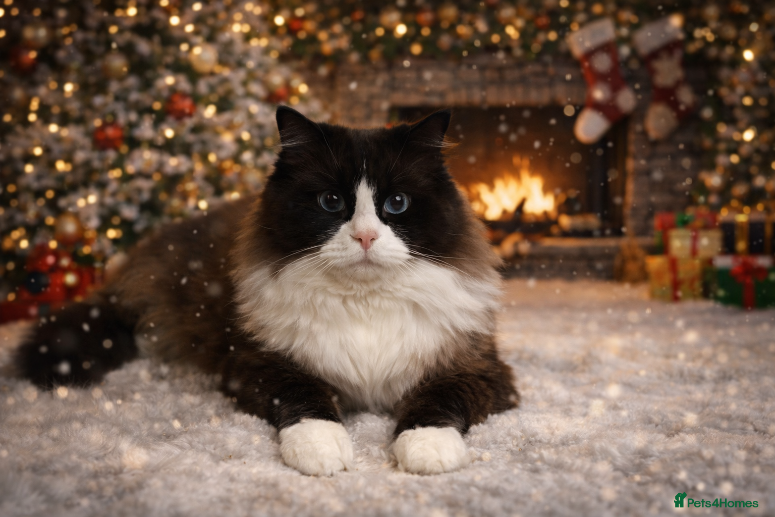 Ragdoll cats STUD ONLY Seal Bicolor-Mitted Max - Advert 1