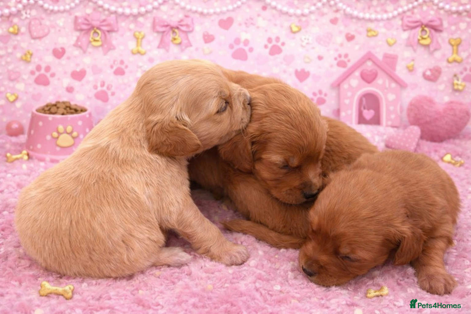 Golden Retriever dogs KC Dark Golden Retrievers 🧬 Health Tested Parents - Advert 10