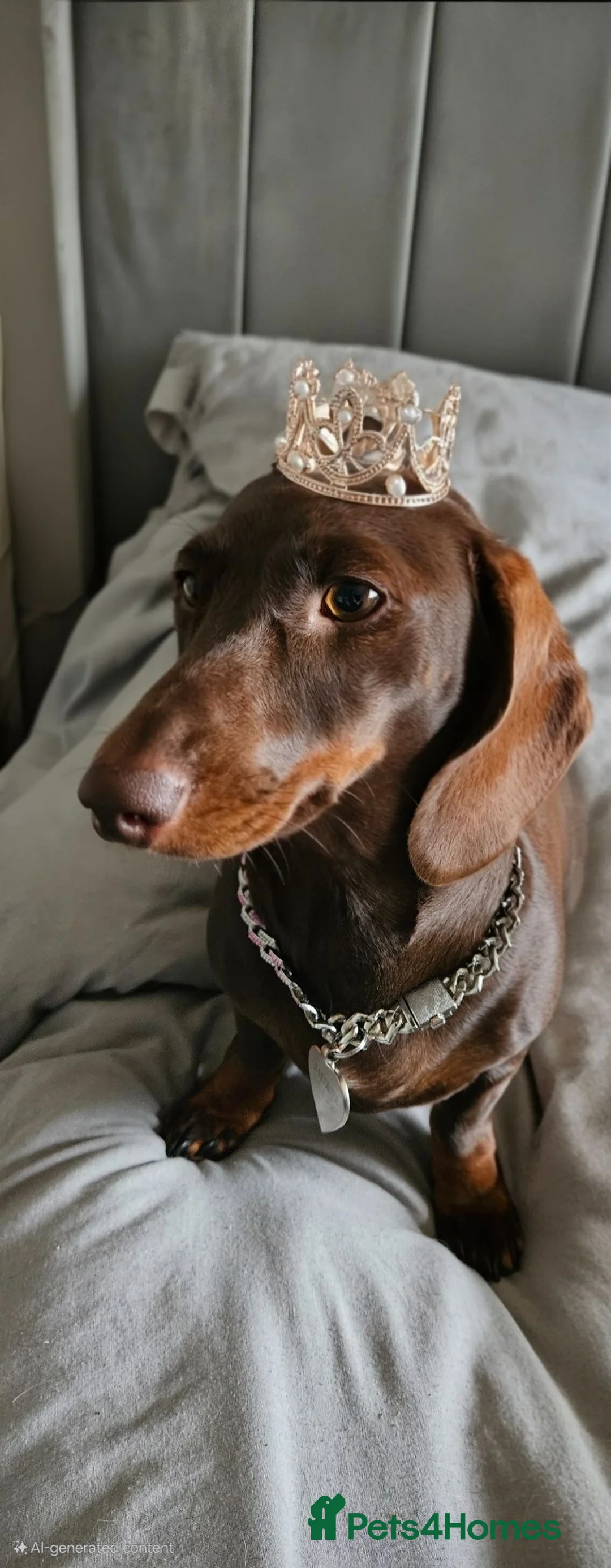 Miniature Dachshund dogs for sale: Sweet big brown female  - Advert 2