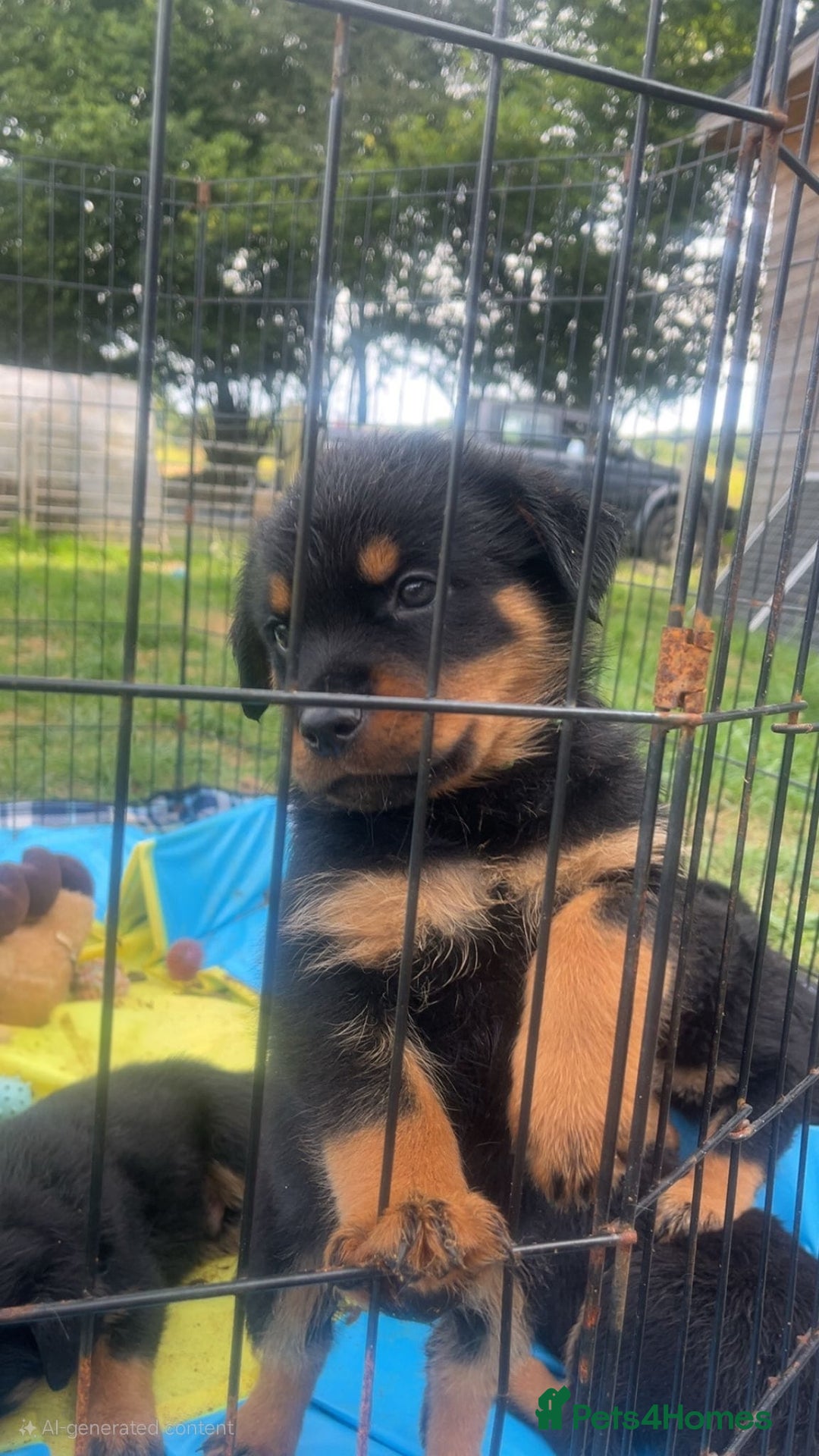 Mixed Breed dogs for sale: Rottweiler x German Shepherd pups ready to go  - Image 7