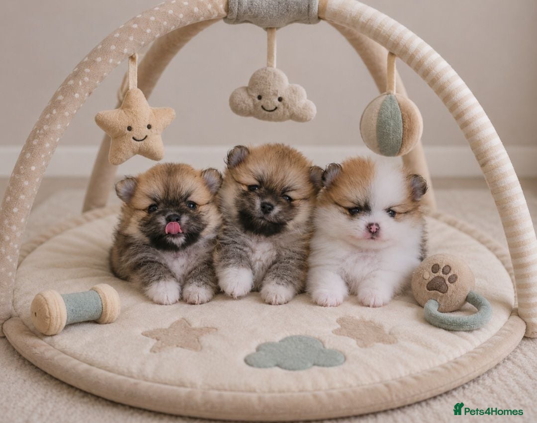 Pomeranian dogs Now only 3 teddy bears! 🐾 🐾 🐾  - Advert 1