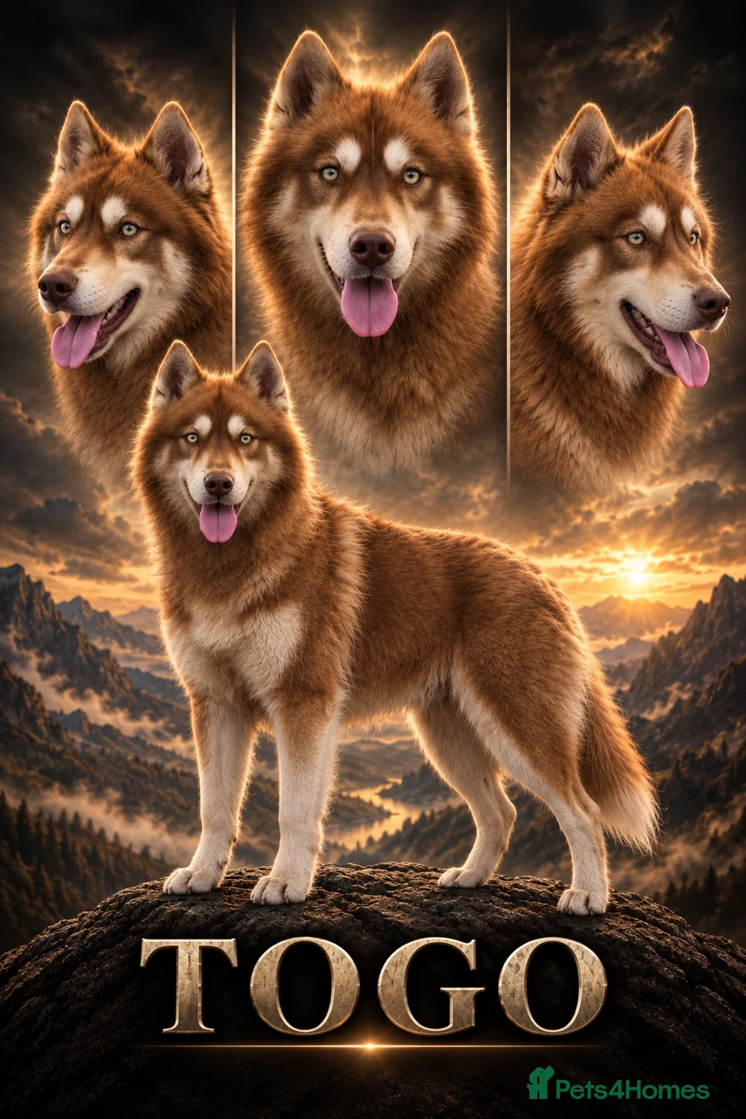 Siberian Husky dogs for stud: PROVEN red Siberian Husky Stud  - Advert 1