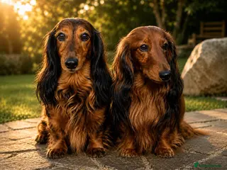 Miniature Dachshund dogs Mini Long hair dachshunds Kc registered - Advert 1