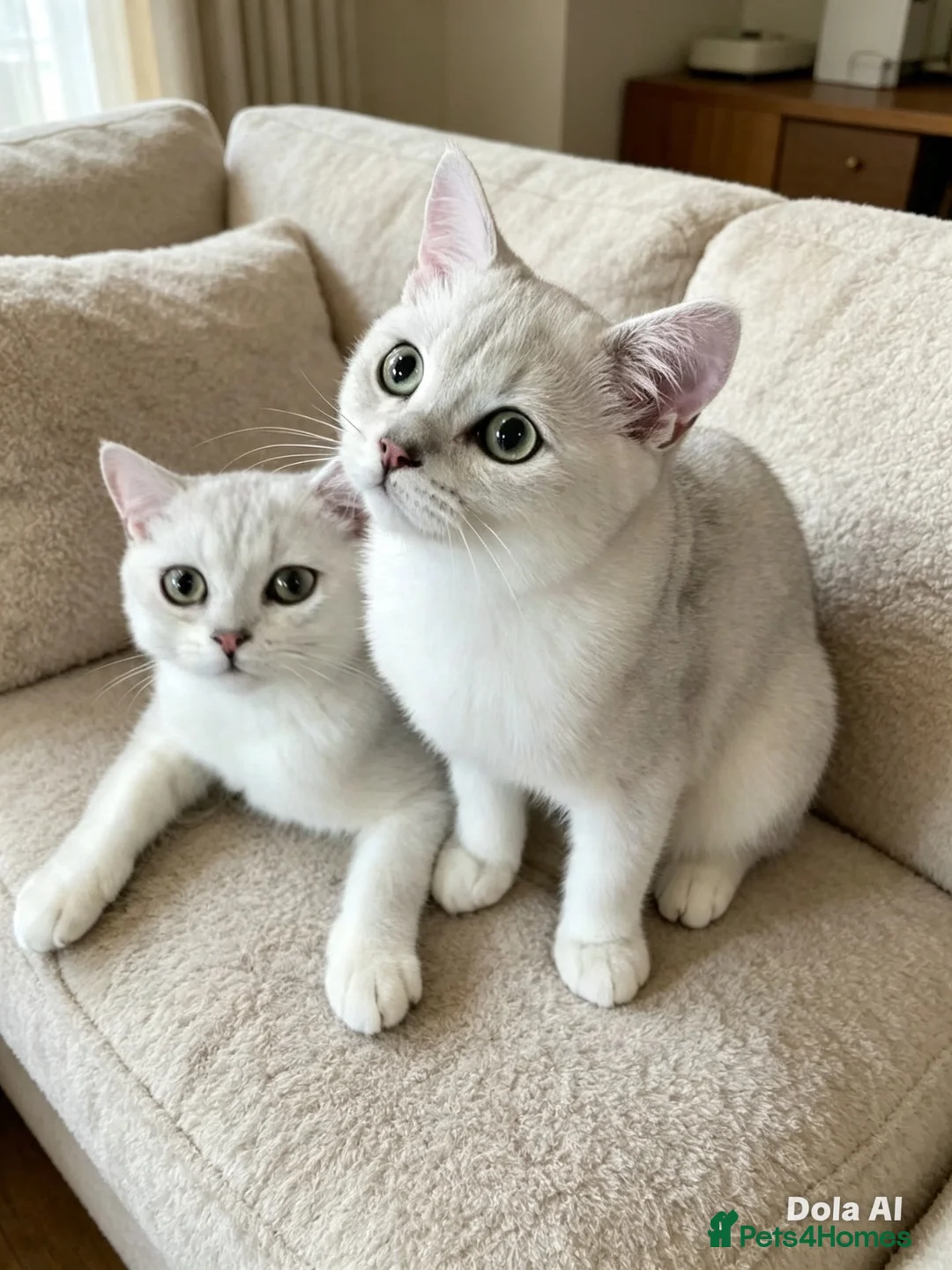 British Shorthair cats for sale: BSH Silver/Black Tipped Boys GCCF Registered  - Advert 1