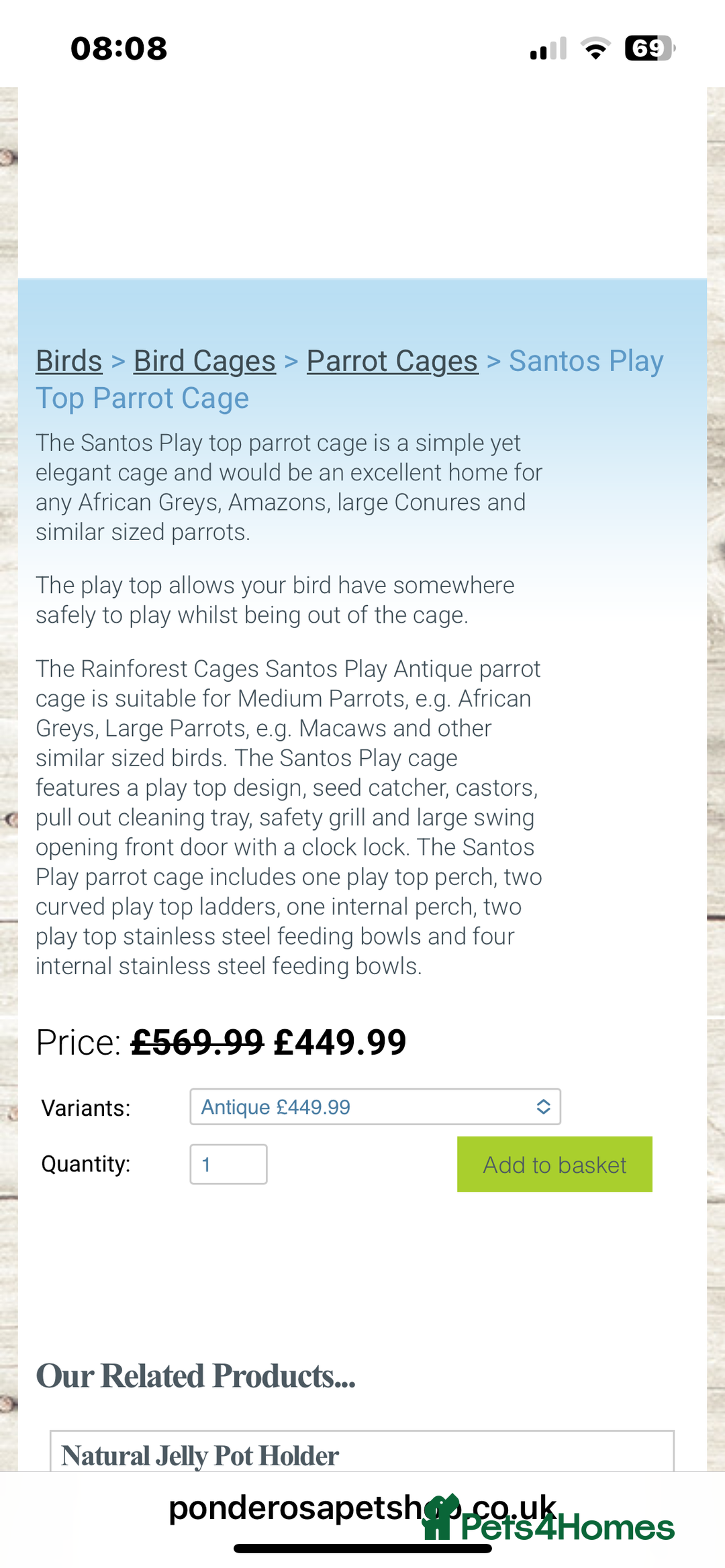Parakeets birds for sale: Alexandrine and Full set up - Image 8