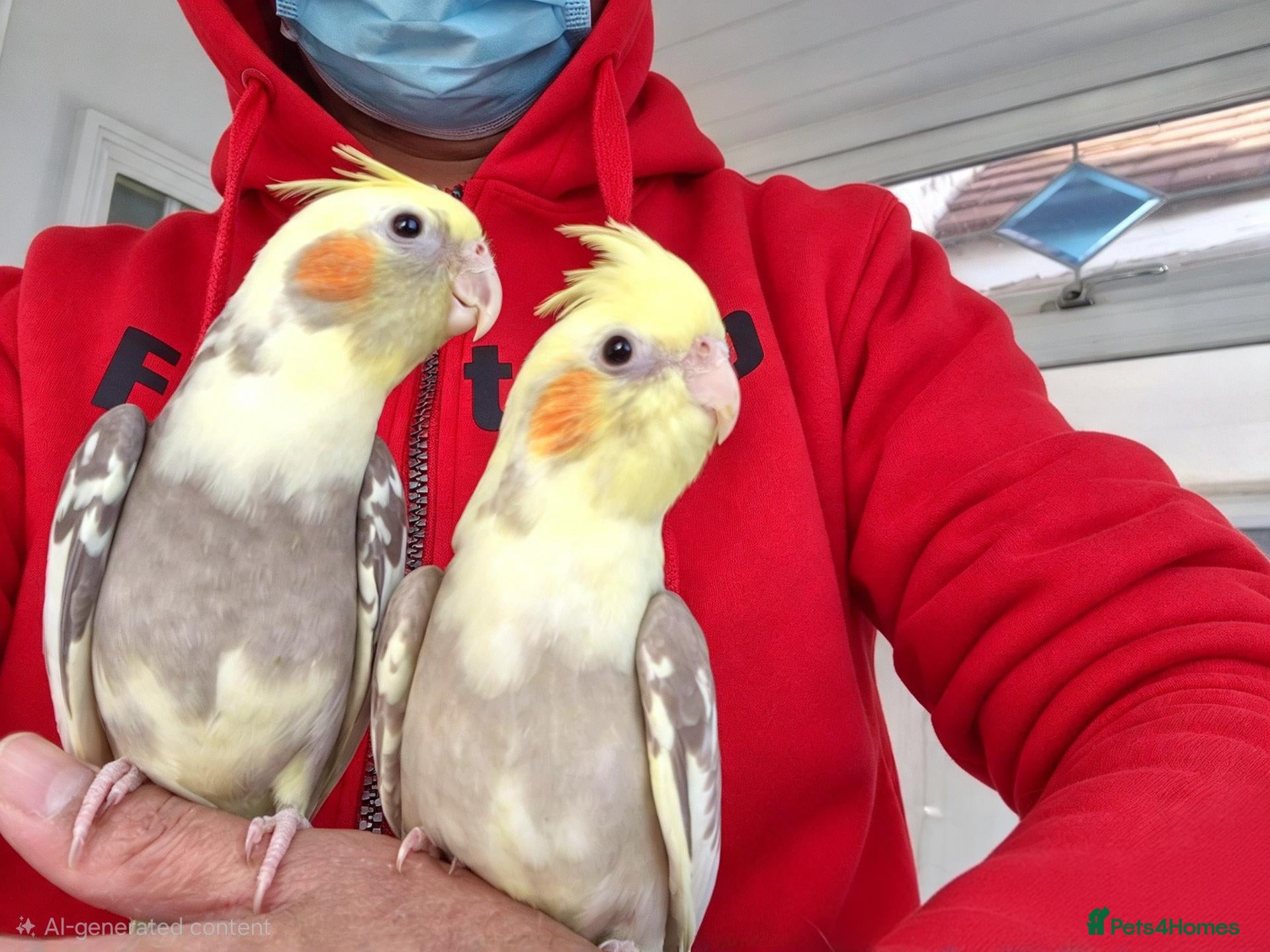 Cockatiels birds super silly hand tamed baby cockatiel - Advert 5