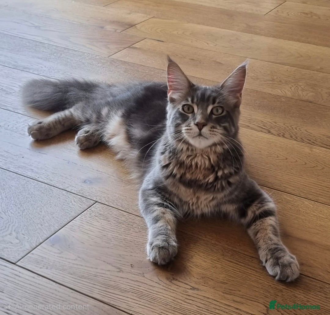 Maine Coon cats for sale: 4 Maine Coons (Mum, Dad, Son amd Daughter) - Image 5